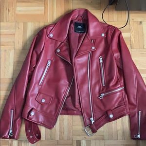 Faux leather jacket *new condition